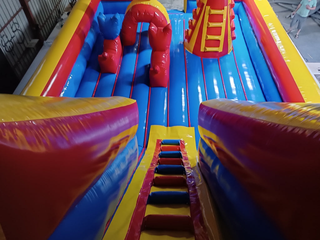 Kedi Temalı Şişme Kaydırak