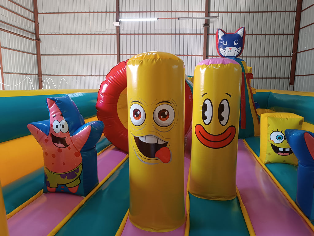 Panda Temalı Şişme Oyun Parkı