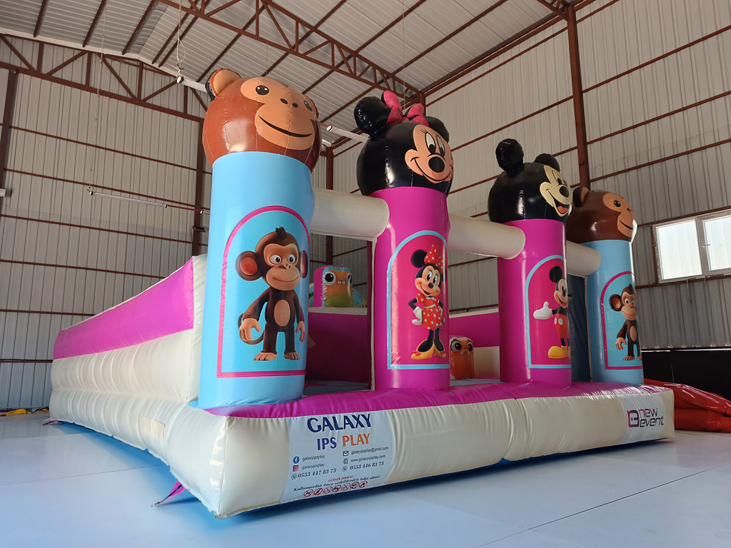 Mickey Mouse Temalı Şişme Oyun Parkı