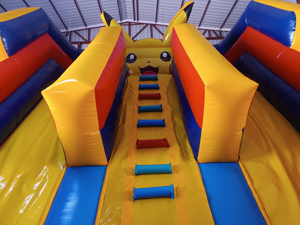 Pikachu Temalı Şişme Kaydırak