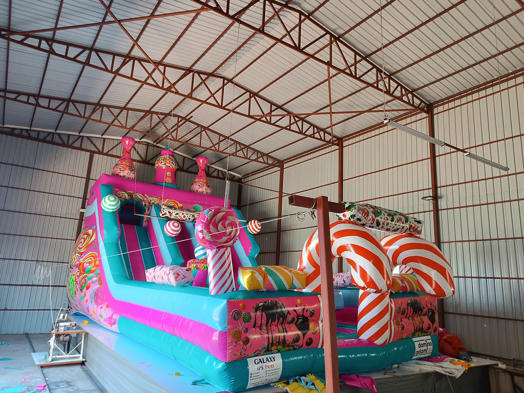 Şeker Temalı Şişme Kaydırak