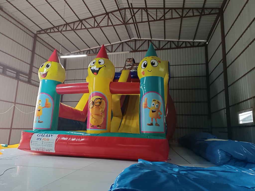 Kaplan Temalı Şişme Kaydırak