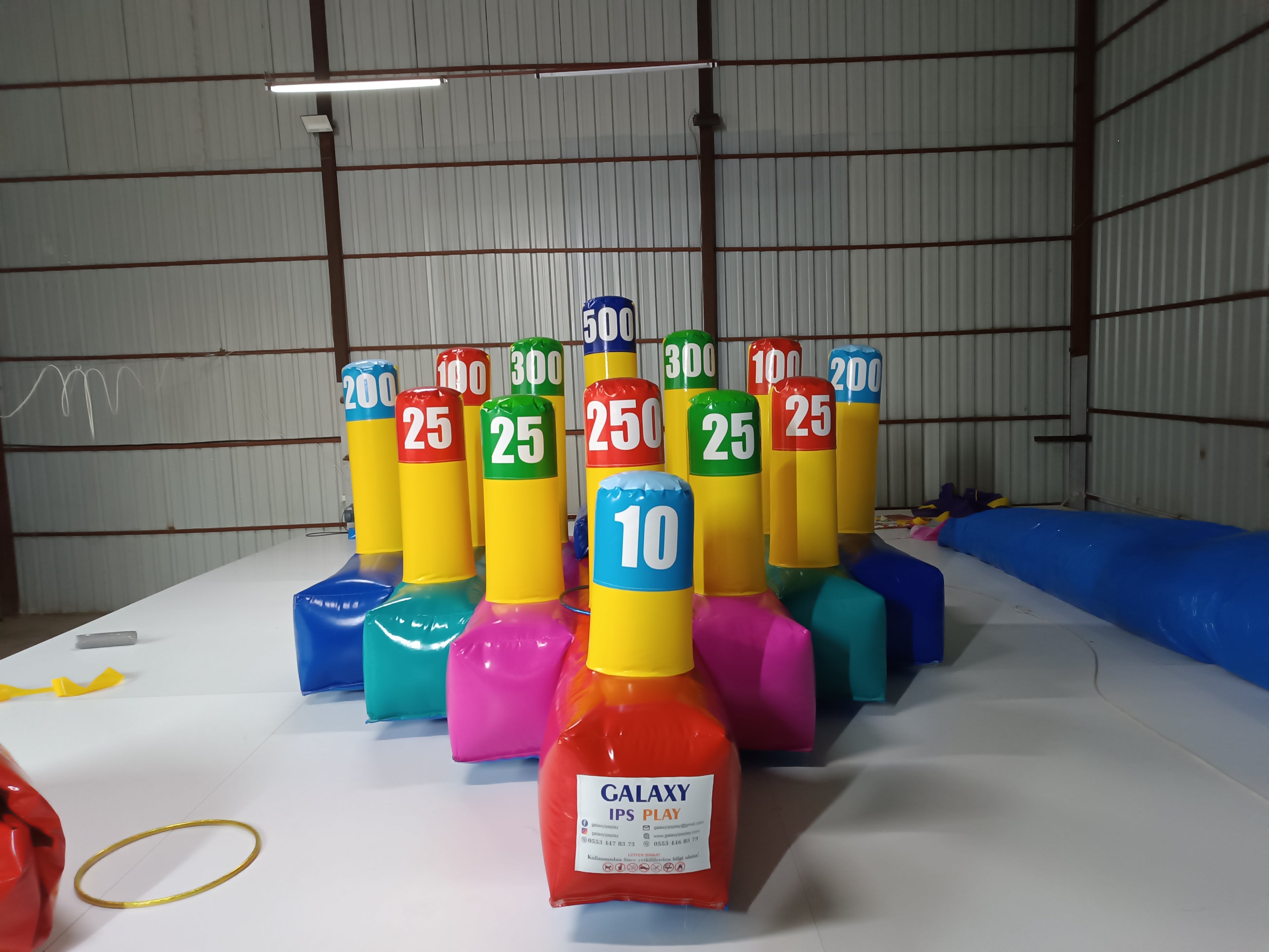 Şişme Halka Atma Oyunu