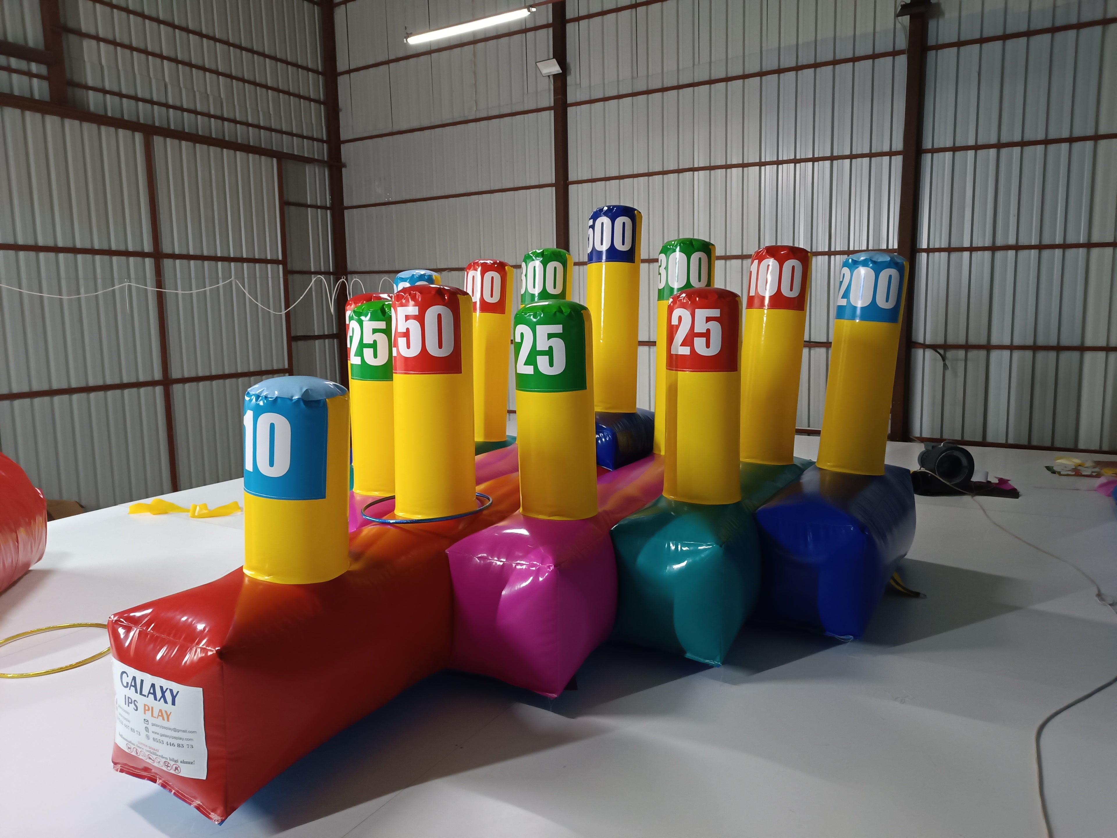 Şişme Halka Atma Oyunu