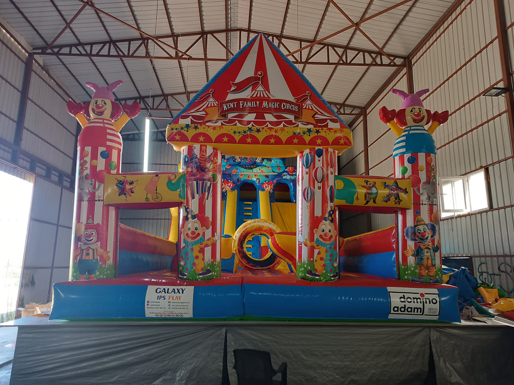 Karnaval Temalı Şişme Kaydırak