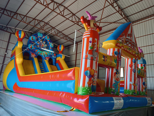 Karnaval Temalı Şişme Kaydırak