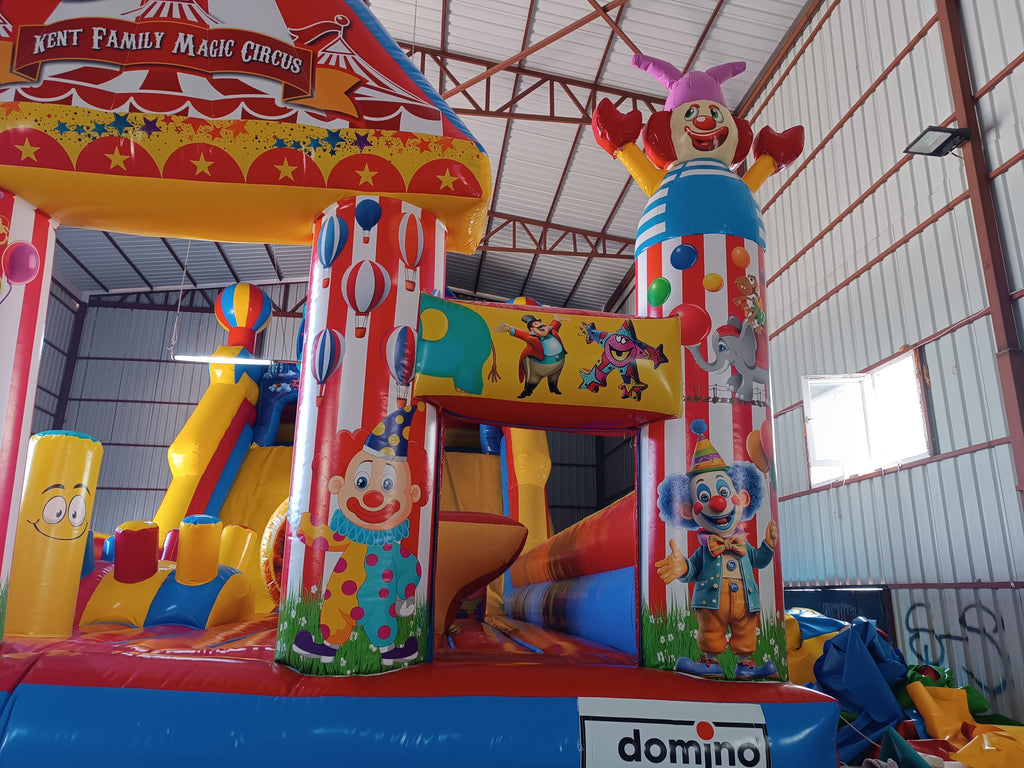 Karnaval Temalı Şişme Kaydırak