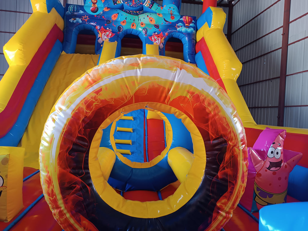 Karnaval Temalı Şişme Kaydırak