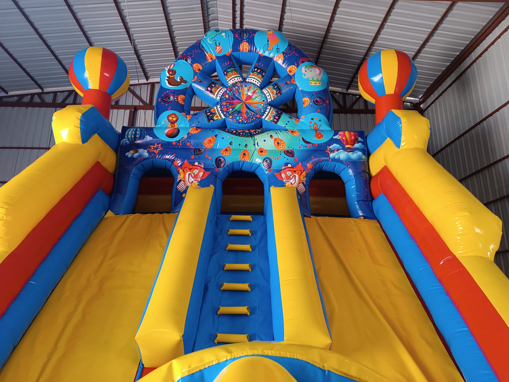 Karnaval Temalı Şişme Kaydırak