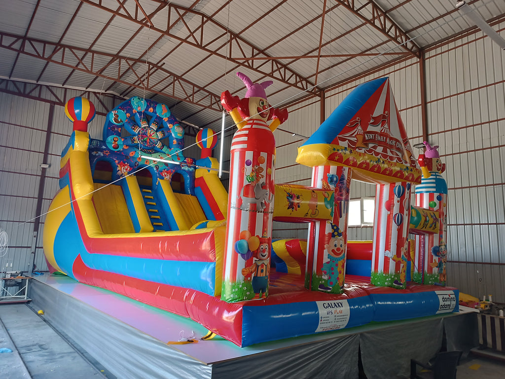 Karnaval Temalı Şişme Kaydırak