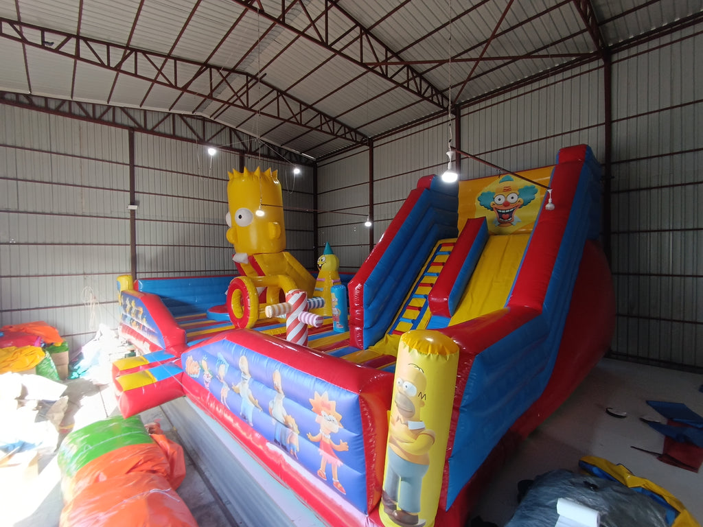 Simpson Temalı Şişme Oyun Parkı