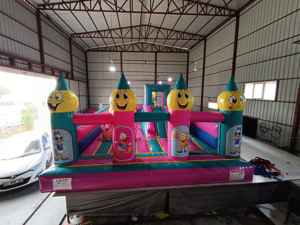 Smiley Faces Temalı Şişme Oyun Parkı
