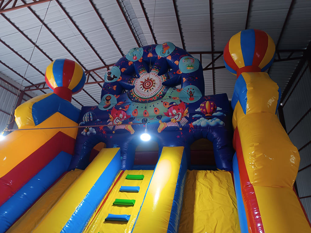 Şişme Karnaval Temalı Kaydırak