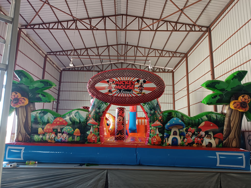 Mickey Mouse Temalı Şişme Oyun Parkı
