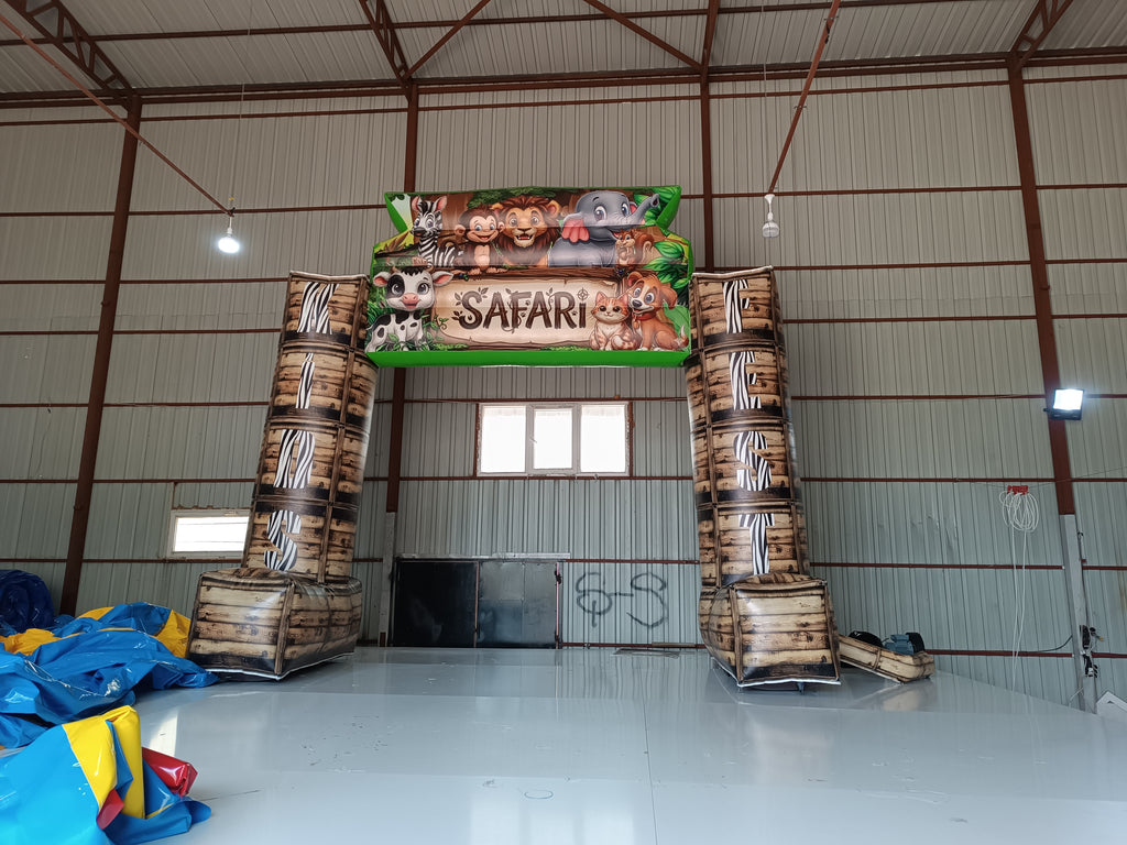 Safari Temalı Şişme Giriş Takı