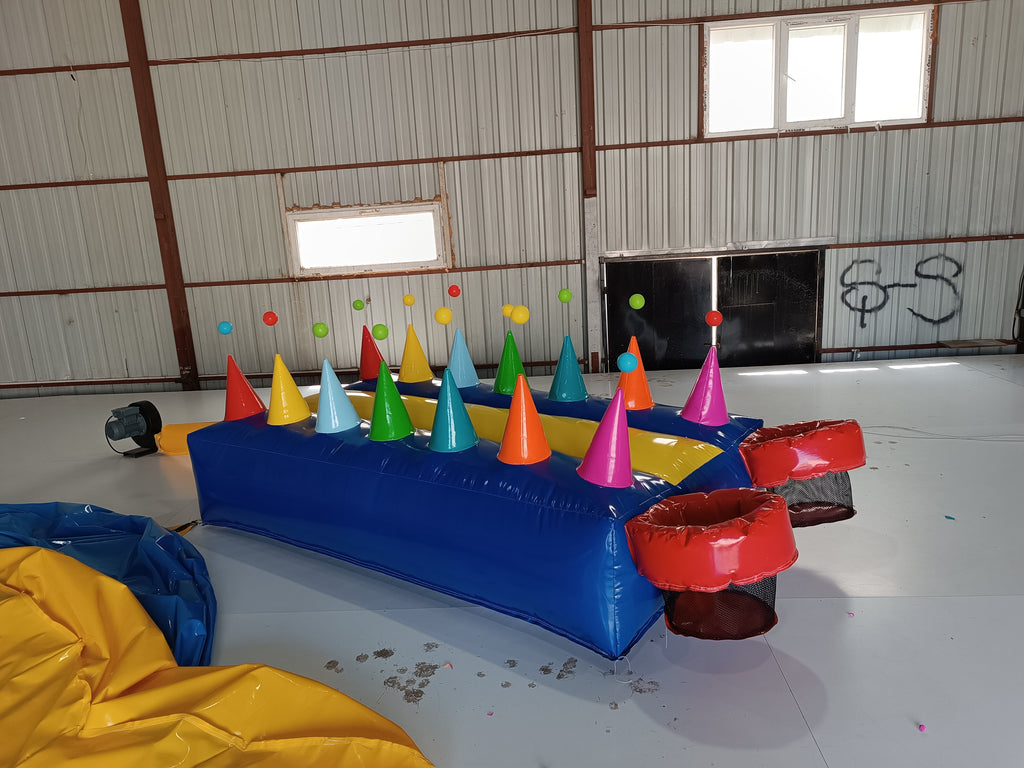 Şişme Top Üfleme Meydan Okuma Oyunu