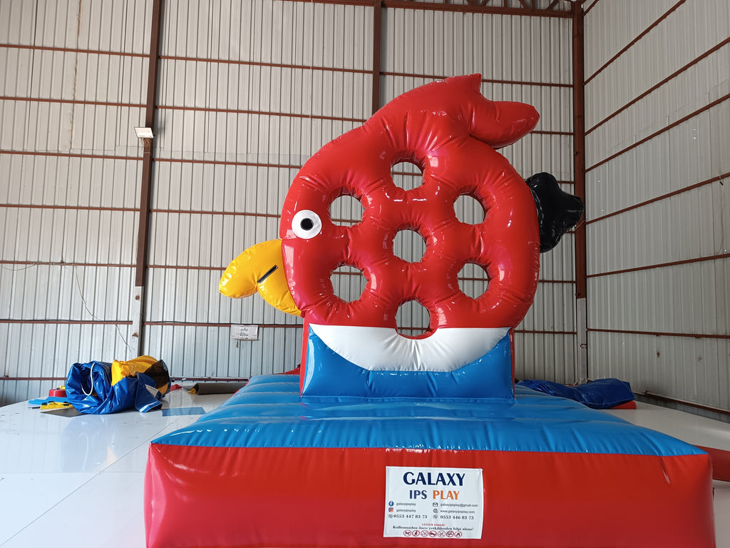 Şişme Angry Bird Sapan Atmaca Oyunu