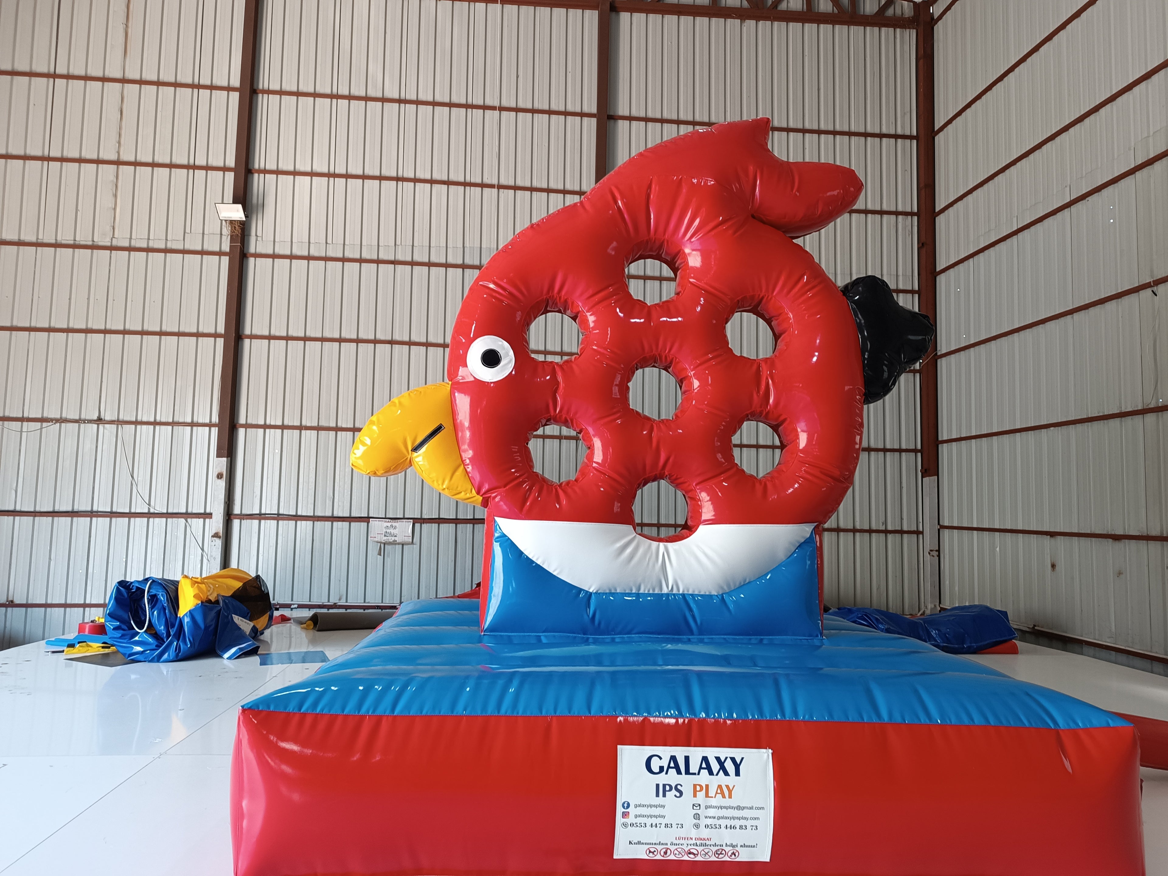 Şişme Angry Bird Sapan Atmaca Oyunu
