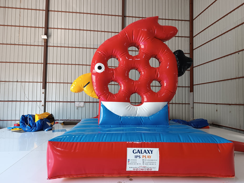 Şişme Angry Bird Sapan Atmaca Oyunu