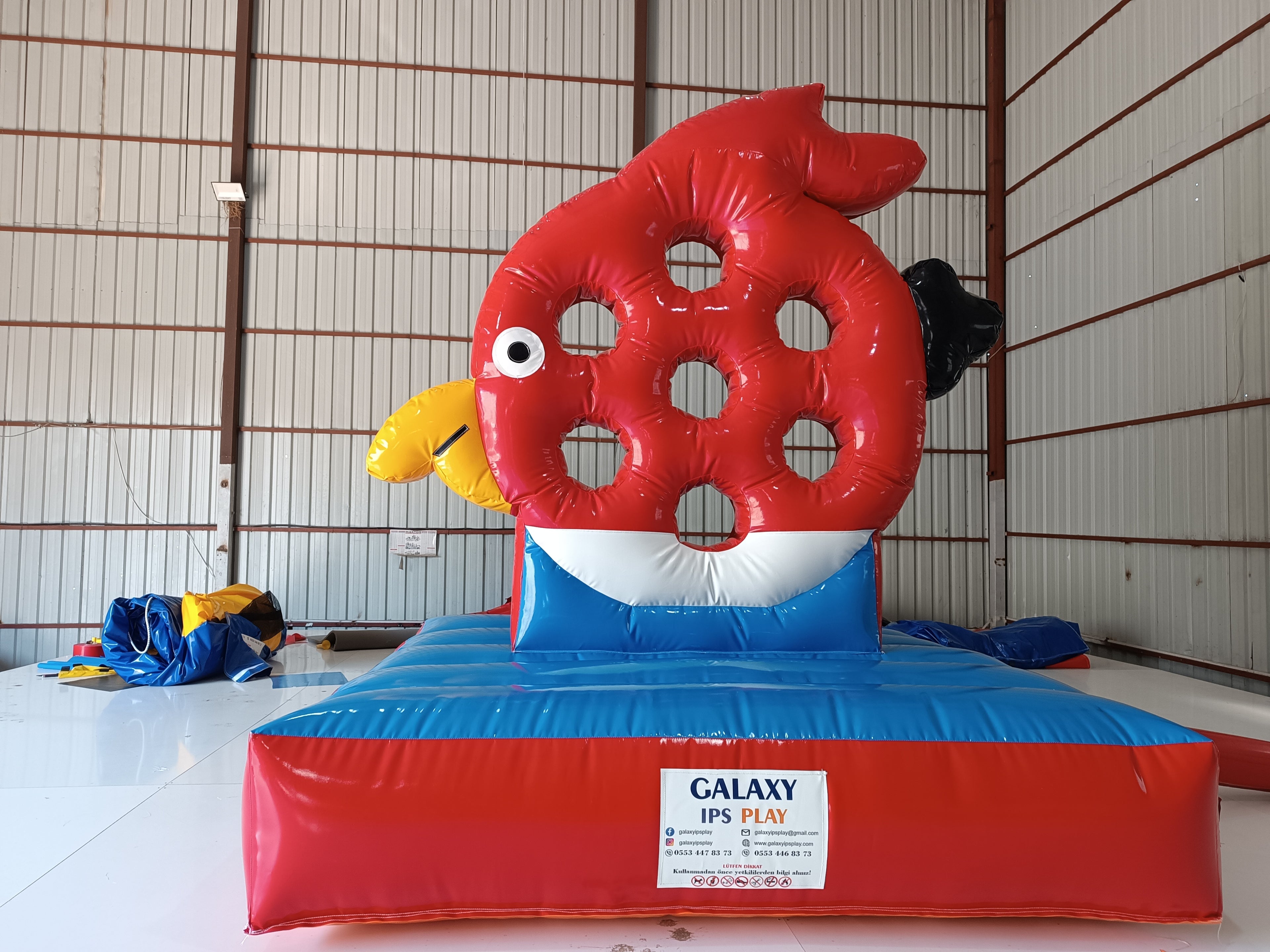 Şişme Angry Bird Sapan Atmaca Oyunu