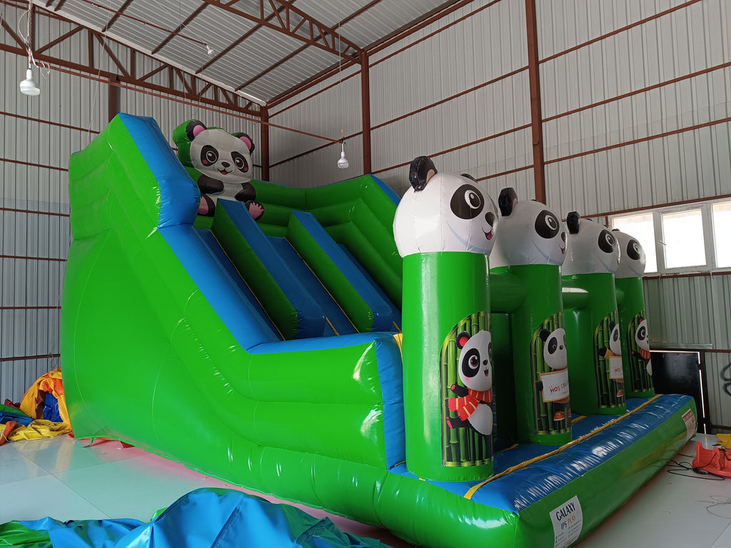 Panda Temalı Şişme Kaydırak
