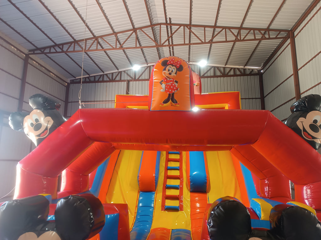 Mickey Mouse Temalı Şişme Kaydırak