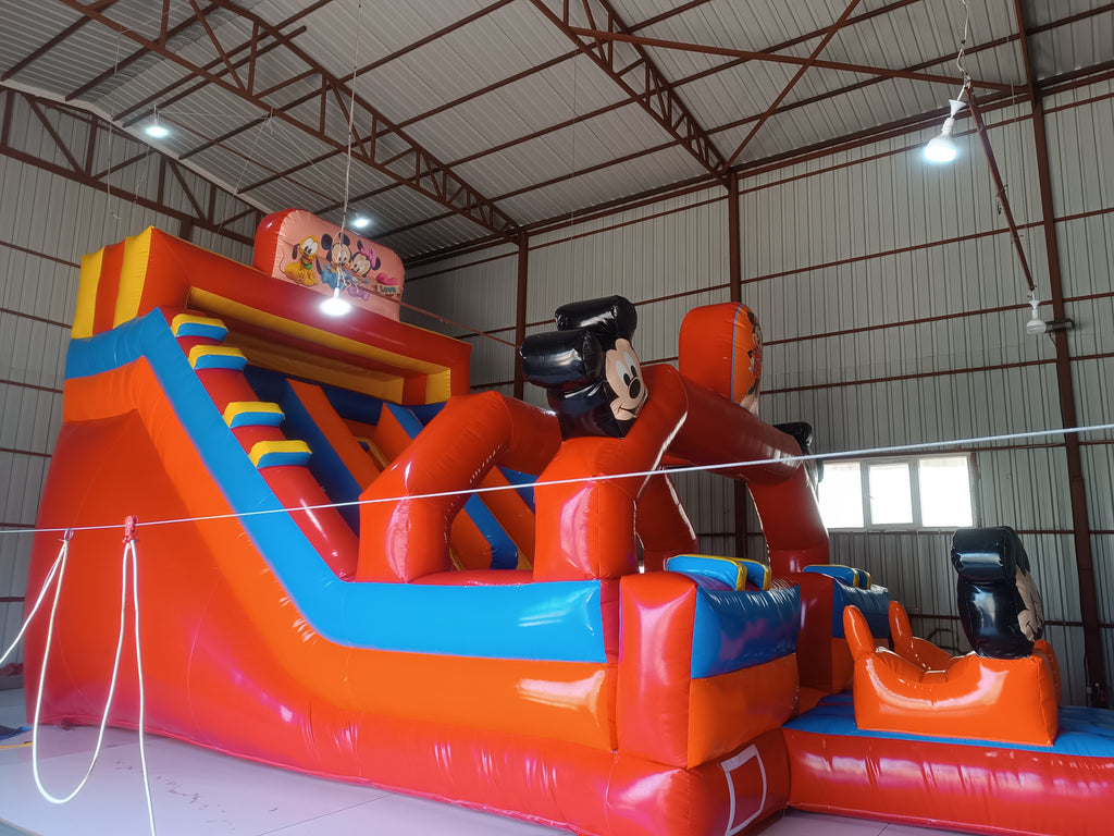 Mickey Mouse Temalı Şişme Kaydırak