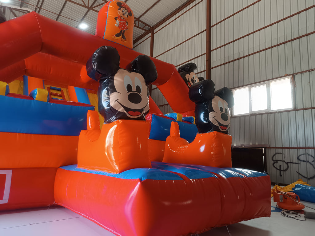 Mickey Mouse Temalı Şişme Kaydırak